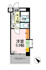 クレール中台の間取り画像