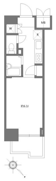 ルーブル文京音羽の間取り画像