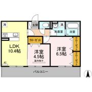 アスターエイト A棟の間取り画像