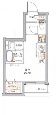 クレヴィスタ品川西大井の間取り画像