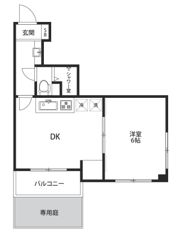 ライオンズマンション自由が丘の間取り画像