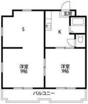 ボンセジュールナガイの間取り画像