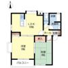 カーサ中山Bの間取り画像
