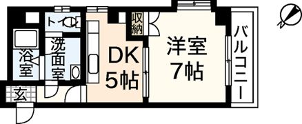 スタープラザ白島中町の間取り画像