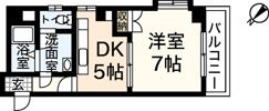 スタープラザ白島中町の間取り画像