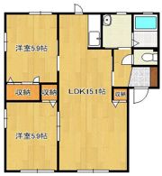 リンデンバーム B棟の間取り画像