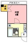 パステラル清瀬の間取り画像