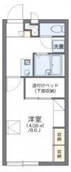 レオパレスセジュールの間取り画像