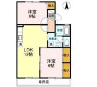 プレールSEGAWA B棟の間取り画像