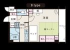 ドーミーいりなかアネックスの間取り画像