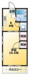 矢口ハイツの間取り画像