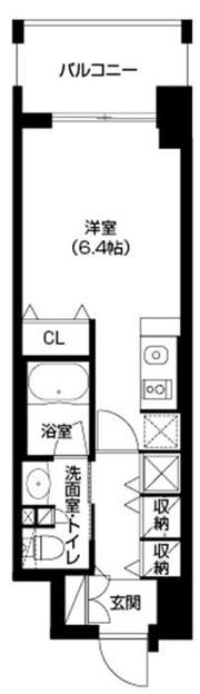 アーバネックス北浜の間取り画像