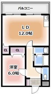 OKハイツ5号館の間取り画像