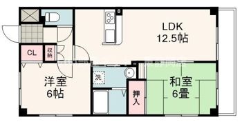 Treasure鷹匠の間取り画像