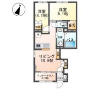 シャルマン宗像の間取り画像