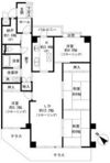 三井一社ハイツの間取り画像
