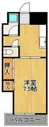 美峰ハイツの間取り画像