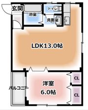 カルム緑地の間取り画像