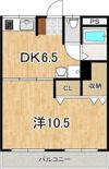 男井間マンションの間取り画像