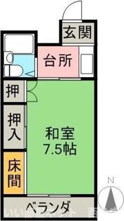 加藤マンションの間取り画像