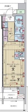 ファーストフィオーレ梅田イーストの間取り画像