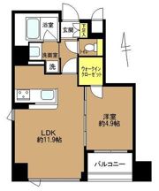 ソルフィエスタ新御徒町の間取り画像