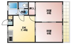 メゾン三宅の間取り画像