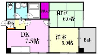 ピュアコート橋本の間取り画像