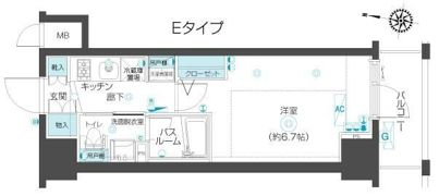 フェニックス椎名町駅前の間取り画像