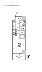 シーズンフラッツ新大塚の間取り画像