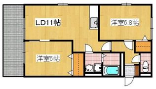 ロイヤルヒルズ香椎1の間取り画像