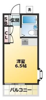 コーポ古川の間取り画像