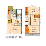 貫井北町3丁目戸建賃貸住宅の間取り画像