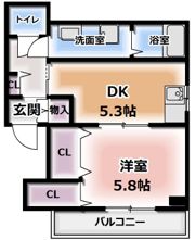 サンセールⅦ（セブン）の間取り画像