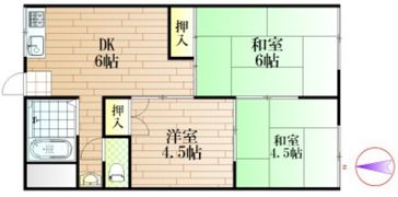 泉田パレスの間取り画像