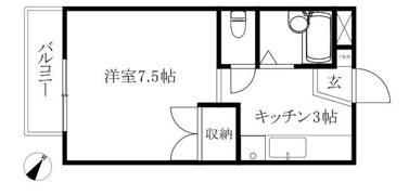ラウンドストーン枝松の間取り画像