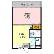 ハイツ長岡の間取り画像