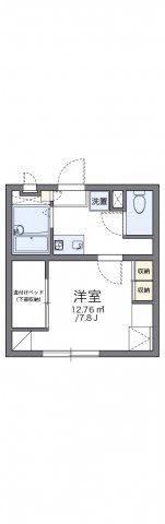 レオパレスヒビキの間取り画像