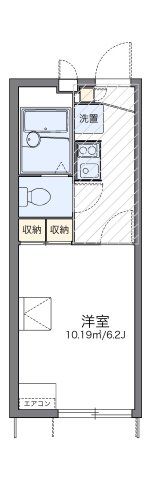 レオパレスハポネスⅡの間取り画像