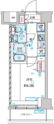 GENOVIA南鳩ヶ谷の間取り画像