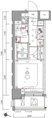 AZEST西川口Ⅲの間取り画像