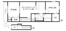 EARL’S COURT西垣生の間取り画像