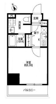 プレール・ドゥーク東京EASTⅤの間取り画像