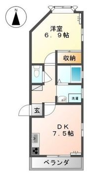 グリーンハイツ高見の間取り画像
