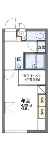 レオパレスファミーユの間取り画像
