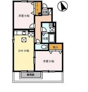 ローズコート清水 B棟の間取り画像