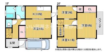 聖一色戸建の間取り画像