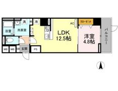 West Oneの間取り画像
