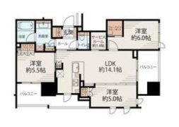 クラッシィハウス大手町ザ・スイートの間取り画像