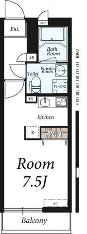 リブリ・クレールカルチェⅠの間取り画像